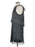 Ella Moss 100% Polyester Metallic Gray Cocktail Dress Size S - photo 5