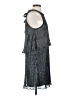 Ella Moss 100% Polyester Metallic Gray Cocktail Dress Size S - photo 4