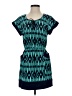 Gap Outlet 100% Polyester Graphic Teal Casual Dress Size XS - photo 1