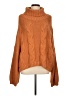 Unbranded Solid Orange Turtleneck Sweater Size L (estimated) - photo 1
