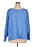 Jessica Simpson 100% Polyester Blue Long Sleeve Blouse Size XL - photo 1