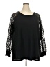 Unbranded Black Long Sleeve Blouse Size 5X - photo 1