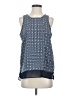 Gap Outlet 100% Recycled Polyester Blue Sleeveless Blouse Size S - photo 1