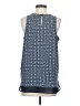 Gap Outlet 100% Recycled Polyester Blue Sleeveless Blouse Size S - photo 2