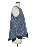 Gap Outlet 100% Recycled Polyester Blue Sleeveless Blouse Size S - photo 4