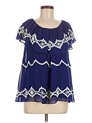 MM Couture Short Sleeve Blouse (view 1)