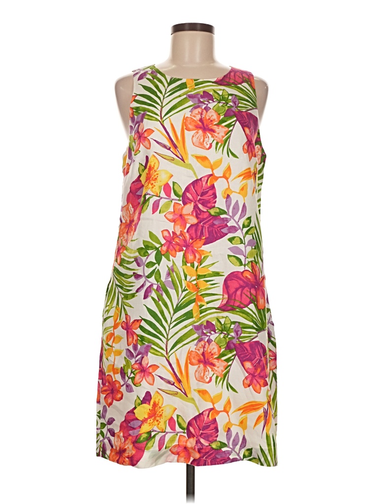 Pre-owned Tommy Bahama Casual Dress In White