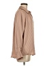 Dress Forum 100% Polyester Tan Long Sleeve Blouse Size M - photo 4