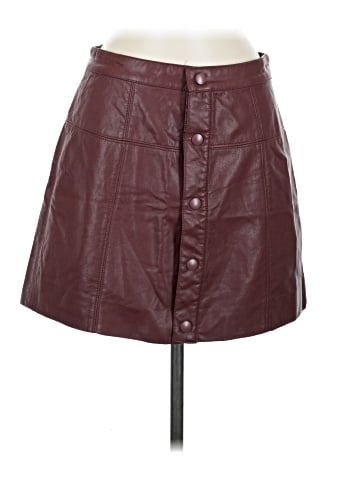 Free People Faux Leather Skirt (view 1)