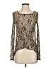 Bar III Gray Long Sleeve Blouse Size XS - photo 1