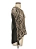 Bar III Gray Long Sleeve Blouse Size XS - photo 4