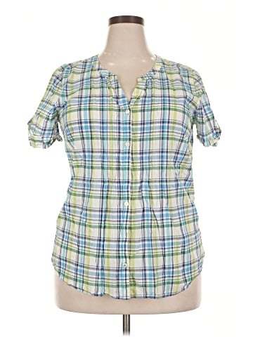 G.H. Bass & Co. Short Sleeve Blouse (view 1)