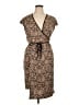 Max Studio 100% Polyester Paisley Brown Casual Dress Size XL - photo 1