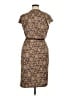 Max Studio 100% Polyester Paisley Brown Casual Dress Size XL - photo 2