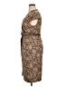 Max Studio 100% Polyester Paisley Brown Casual Dress Size XL - photo 5