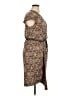Max Studio 100% Polyester Paisley Brown Casual Dress Size XL - photo 4