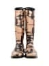 Burberry Brown Tan Abstract Check Rubber Rain Boots Size EU 40 - photo 2