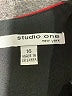 Studio One Animal Print Red Cocktail Dress Size 16 - photo 7