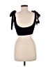 Indah Black Sleeveless Top Size M - photo 2