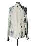 Raya Sun Print Ivory Long Sleeve Button-Down Shirt Size L - photo 2