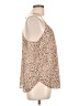 Olivia Grey 100% Polyester Tan Sleeveless Blouse Size L - photo 4