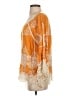 Democracy 100% Cotton Orange 3/4 Sleeve Blouse Size XS - photo 5