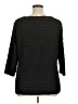 Coldwater Creek Black 3/4 Sleeve Top Size 1X - photo 2