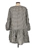 Max Studio Checkered-gingham Gray Casual Dress Size L - photo 2
