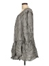 Max Studio Checkered-gingham Gray Casual Dress Size L - photo 5