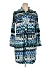 Notations Blue Casual Dress Size XL (petite) - photo 1