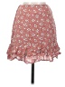 Lulus 100% Rayon Floral Red Casual Skirt Size XS - photo 1