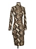 Leith Animal Print Brown Cocktail Dress Size XXS - photo 1