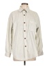 Unbranded Ivory Long Sleeve Button-Down Shirt Size L - photo 1