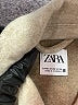 Zara 100% Polyester Gray Coat Size XS - photo 6