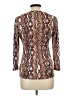 Bold Elements Brown Long Sleeve Blouse Size L - photo 2