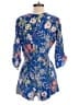 Yumi Kim Floral Blue Romper Size M - photo 2