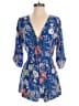Yumi Kim Floral Blue Romper Size M - photo 1