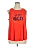 St. John's Bay Orange Sleeveless T-Shirt Size 1X - photo 1