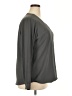 Port Authority 100% Polyester Gray Long Sleeve Blouse Size XXL - photo 4