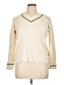 Liz Claiborne 100% Cotton Ivory Pullover Sweater Size XL - photo 1