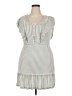 Unbranded Stripes Gray Blue Casual Dress Size S (estimated) - photo 1