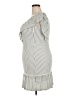 Unbranded Stripes Gray Blue Casual Dress Size S (estimated) - photo 5