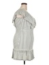 Unbranded Stripes Gray Blue Casual Dress Size S (estimated) - photo 4