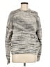 Michael Stars Metallic Silver Gray Pullover Sweater Size Med (1) - photo 1