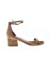 Steve Madden 100% Leather Tan Sandals Size 7 1/2 - photo 1