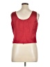 Michaelangelo 100% Polyester Red Sleeveless Blouse Size 16 - photo 2