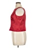 Michaelangelo 100% Polyester Red Sleeveless Blouse Size 16 - photo 5