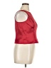 Michaelangelo 100% Polyester Red Sleeveless Blouse Size 16 - photo 4
