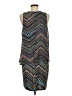 Cocomo Chevron-herringbone Teal Casual Dress Size M (estimated) - photo 2