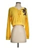 Davi & Dani Yellow Long Sleeve Top Size S - photo 1